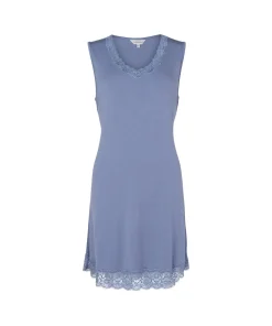 Lady Avenue Natkjoler/ Underkjoler/ Chemiser<153 LIGHT DENIM - Bamboo Homewear Sleeveless Nightdress