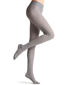 Falke Strømpebukser/ Leggings<3390 LIGHT GREYMEL. - Family Rib TI Tights
