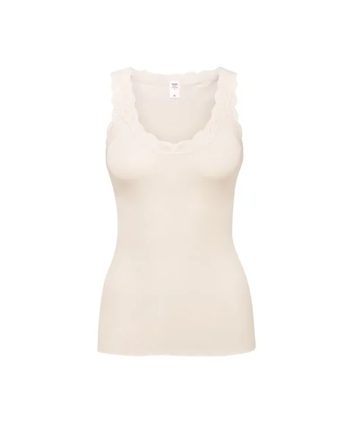 Calida Undertøj<090 LIGHT IVORY - Richesse Lace Tank Top