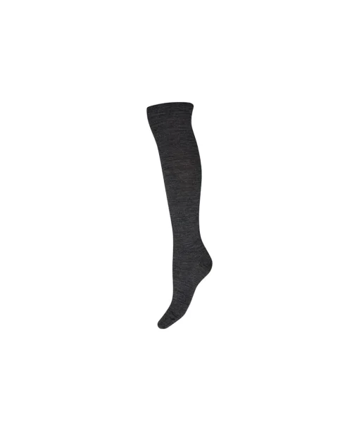 Decoy Ankelstrømper/ Sokker<3305 MØRK GRÅ MELANGE - Knee High Doubleface