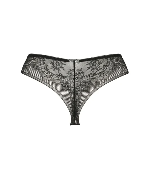 Missya Trusser<022 MULTI COLOUR - Seamless String With Lace 3-pack