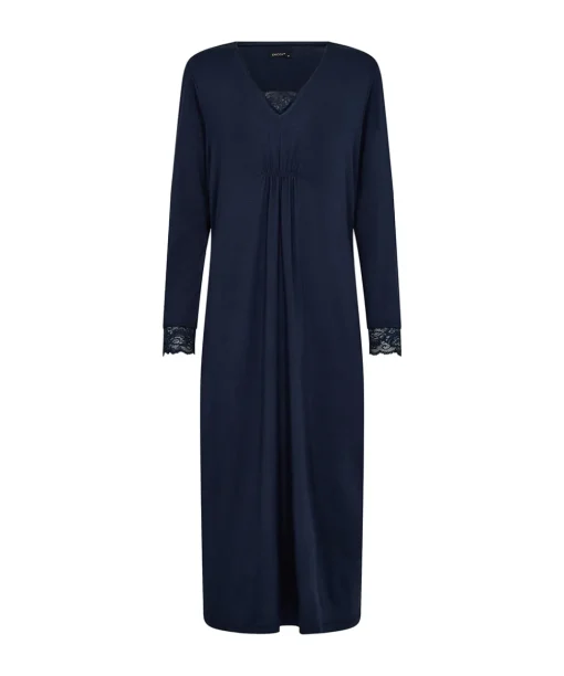 Decoy Natkjoler/ Underkjoler/ Chemiser<49 NAVY - Ls Nightgown