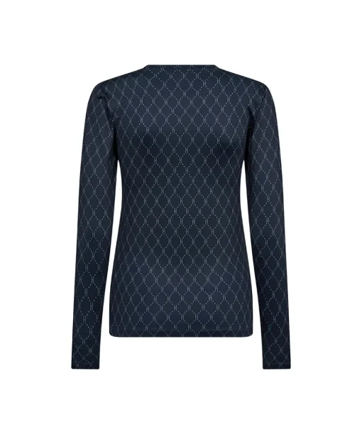 Hype The Detail Top/ Loungeshirt/ Pyjamas|Undertøj<42 NAVY - Printed Blouse