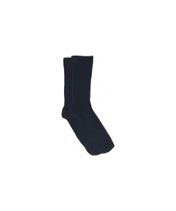 Mp Denmark Ankelstrømper/ Sokker<807 NAVY - Rib Socks Fine Cotton