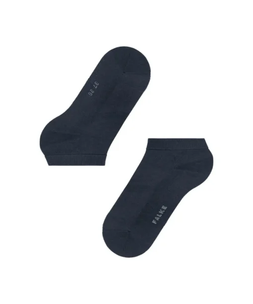 Falke Ankelstrømper/ Sokker<6127 NAVY MEL. - ClimaWool SN Socks
