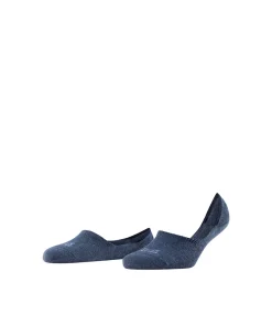 Falke Footies/ Sneaker-strømpe<6127 NAVY MEL. - Step High Cut IN Socks