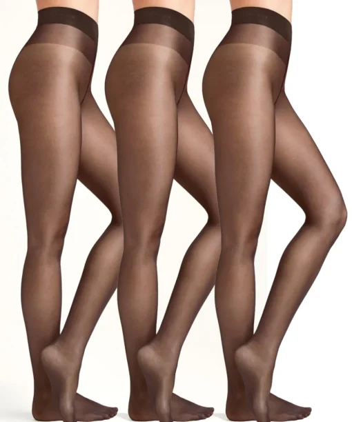 Wolford Strømpebukser/ Leggings<7212 NEARLY BLACK - Satin Touch 20 Comfort Strømpebukser/Leggings