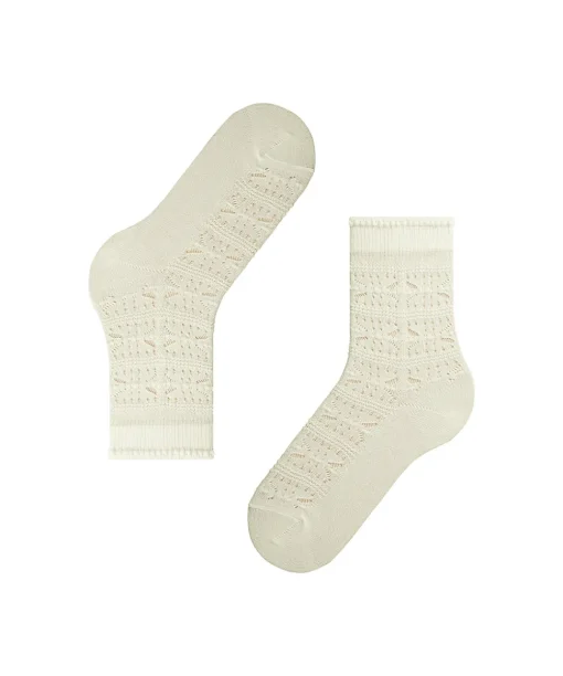 Falke Ankelstrømper/ Sokker<2010 OFF-WHITE - Granny Square SO Socks