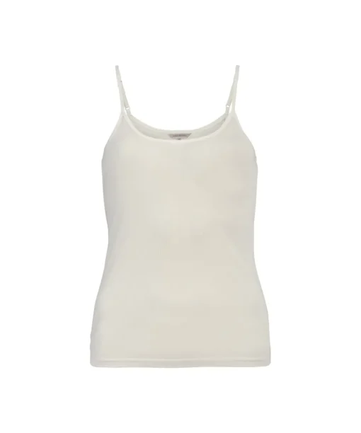 Lady Avenue Undertøj<00 OFF-WHITE - LA - Silk Jersey Camisole