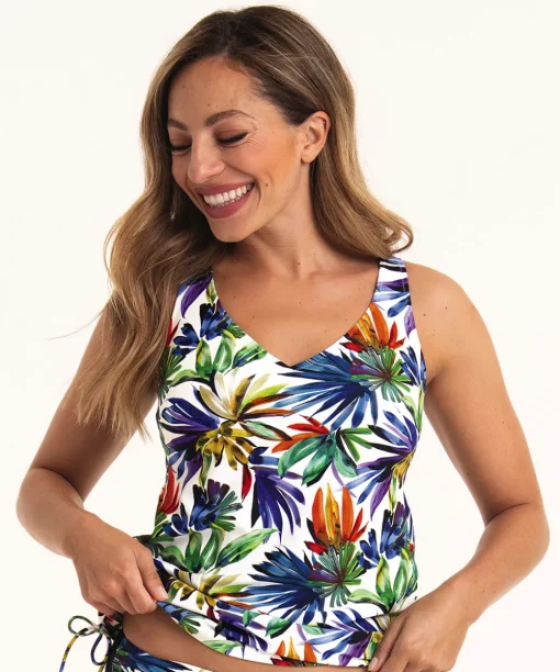 Anita Tankinier|Bikinier<009 ORIGINAL - Floral Illusion Tankini top