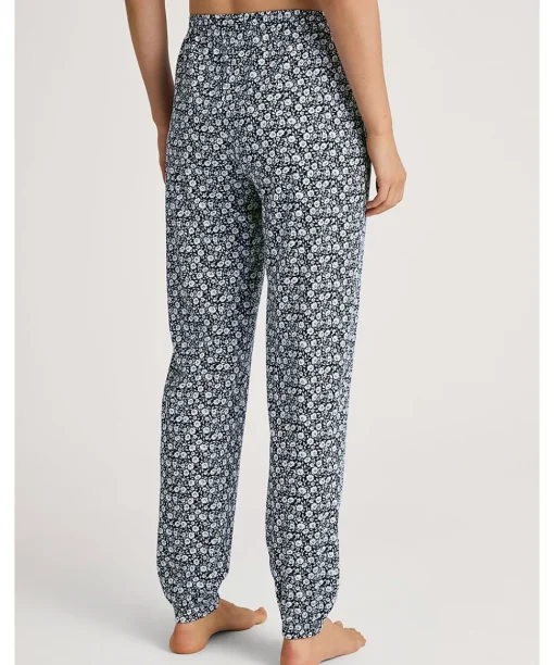 Calida Shorts/ Loungepants<488 PEACOAT BLUE - Favourites Botanic Pants