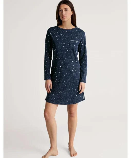 Calida Natkjoler/ Underkjoler/ Chemiser<488 PEACOAT BLUE - Sweet Dreams Sleepshirt