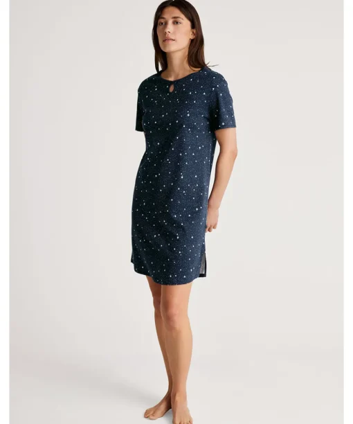 Calida Natkjoler/ Underkjoler/ Chemiser<488 PEACOAT BLUE - Sweet Dreams Sleepshirt
