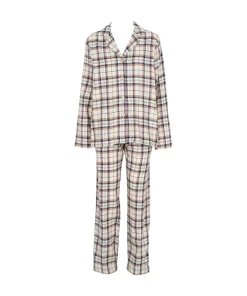 Missya Top/ Loungeshirt/ Pyjamas<330 PEACOAT NAVY - Check Flannel Pyjamas