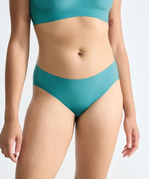 Sloggi Undertøj|Trusser<1597 QUIET TURQUOISE - Zero Feel 2.0 High Leg
