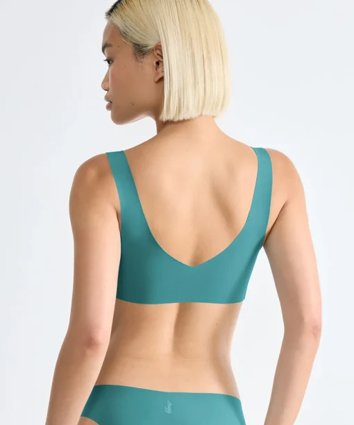 Sloggi Undertøj|Bh'er<1597 QUIET TURQUOISE - Zero Feel P