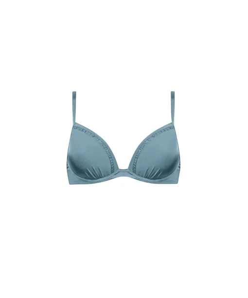 Maryan Mehlhorn Bikinier<352 RETRO BLUE - Watercult Shimmering Solids Bikini Top