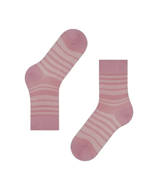 Falke Ankelstrømper/ Sokker<8793 ROSE - Sensitive Sunset Stripe Sock