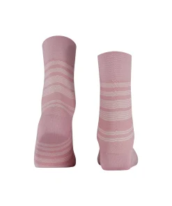 Falke Ankelstrømper/ Sokker<8793 ROSE - Sensitive Sunset Stripe Sock