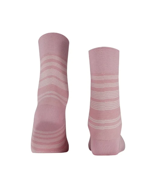 Falke Ankelstrømper/ Sokker<8793 ROSE - Sensitive Sunset Stripe Sock