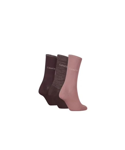 Stichd Ankelstrømper/ Sokker<004 ROSE PINK/BURGUNDY - Cotton Sock 3P