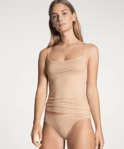 Calida Undertøj<160 ROSE TEINT - Natural Comfort Spaghetti Top