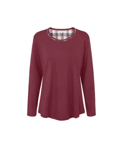 Lady Avenue Pyjamas/ Loungewear<194 RUBY RED - Cotton Cotton Flannel Pyjamas