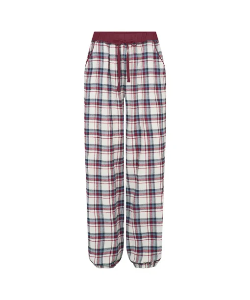 Lady Avenue Pyjamas/ Loungewear<194 RUBY RED - Cotton Cotton Flannel Pyjamas