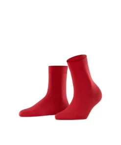 Falke Ankelstrømper/ Sokker<8228 SCARLET - Cotton Touch SO Socks