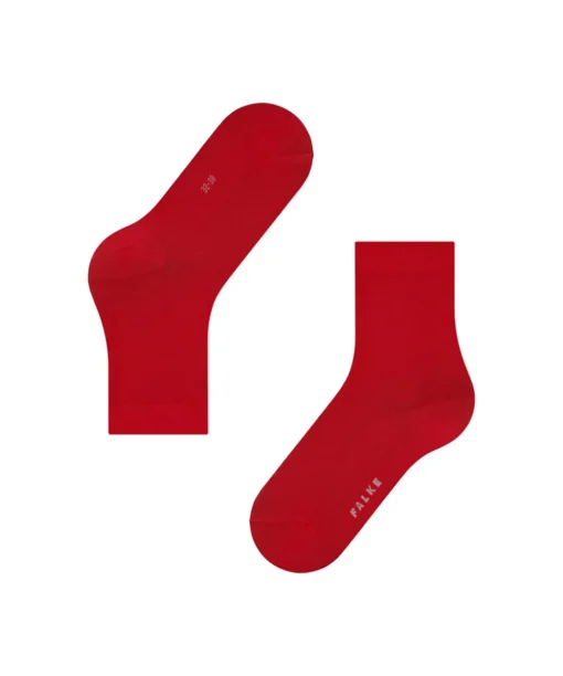 Falke Ankelstrømper/ Sokker<8228 SCARLET - Cotton Touch SO Socks