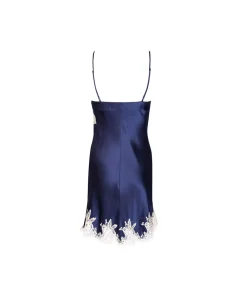 Lise Charmel Underkjoler/ Negligé<5197 SM/SPLENDEUR MARINE - Splendeur Night Dress