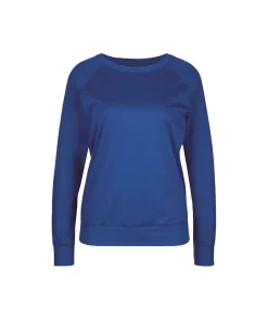 Calida Top/ Loungeshirt/ Pyjamas<409 SODALITE BLUE - Favourites Energy Top long-sleeve