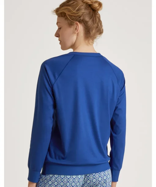 Calida Top/ Loungeshirt/ Pyjamas<409 SODALITE BLUE - Favourites Energy Top long-sleeve