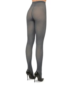 Wolford Strømpebukser/ Leggings<7538 SOFTPEWTER - Pattern Tights