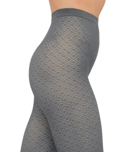 Wolford Strømpebukser/ Leggings<7538 SOFTPEWTER - Pattern Tights