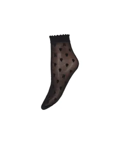 Hype The Detail Ankelstrømper/ Sokker<1100 SORT - Socks Hearts 20D