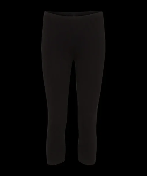 Decoy Strømpebukser/ Leggings<1100 SORT - Viscose Stretch Capri