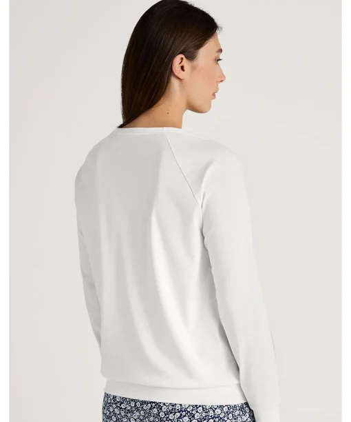 Calida Top/ Loungeshirt/ Pyjamas<910 STAR WHITE - Favourites Sleep Shirt Long-Sleeve