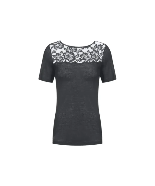 Mey Undertøj<515 THUNDER GREY - Wool T-shirt
