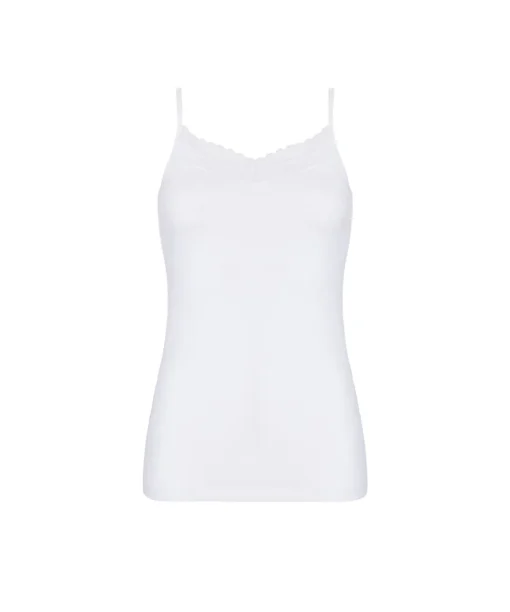 Femilet Undertøj<010 WHITE - Basic Lace Shirt