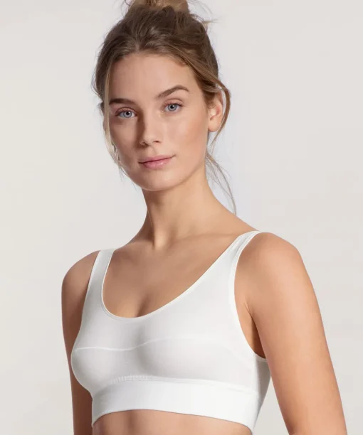 Calida Bh'er<001 WHITE - Elastic Bustier