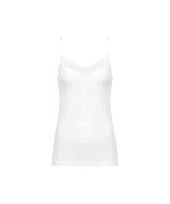 Mey Undertøj<1 WHITE - Emotion Spaghetti Top