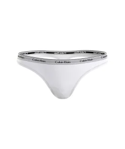 Calvin Klein Trusser<100 WHITE - Icon Logo Thong