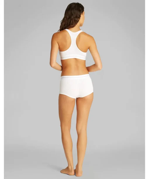 Calvin Klein Trusser<100 WHITE - Modal Rib Coordinate Boy Shorts
