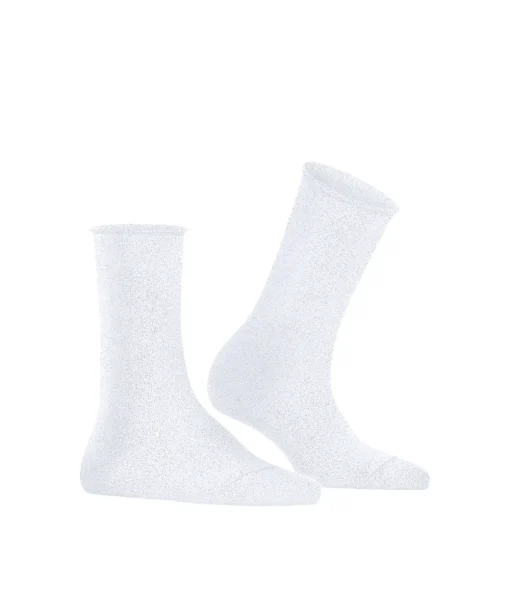 Falke Ankelstrømper/ Sokker<2000 WHITE - Shiny SO Socks