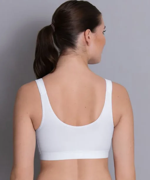 Anita Sportstøj|Sportsbh'er<006 WHITE - Sport Sports bra with front closure