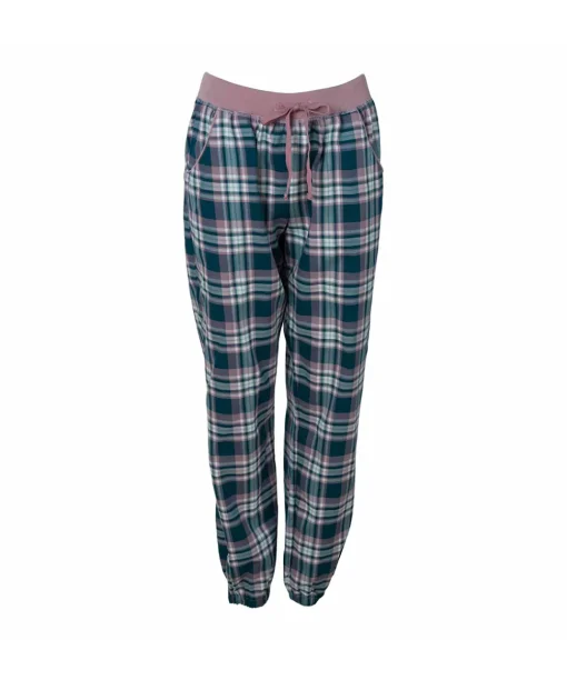 Lady Avenue Top/ Loungeshirt/ Pyjamas<182 WINTER ROSE - Homewear - Cotton & satin Cotton Flannel Pyjamas