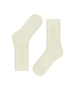Falke Ankelstrømper/ Sokker<2060 WOOLWHITE - Melody BSO Sock