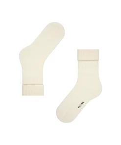 Falke Ankelstrømper/ Sokker<2069 WOOLWHITE - Striggings Rib SO Socks