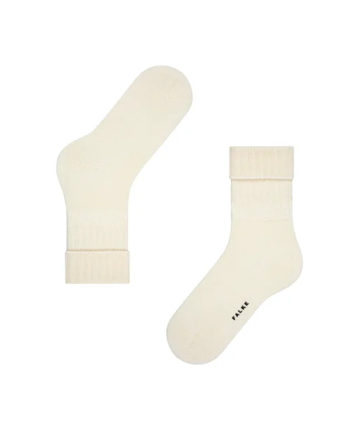 Falke Ankelstrømper/ Sokker<2069 WOOLWHITE - Striggings Rib SO Socks